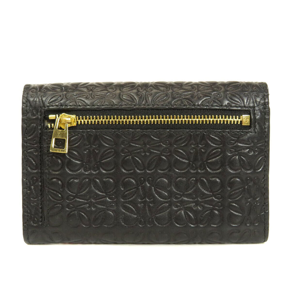 Loewe calfskin Wallet fold bi embossed